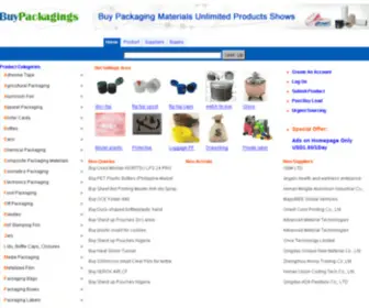 Buypackagings.com(Packaging Supplies B2B) Screenshot