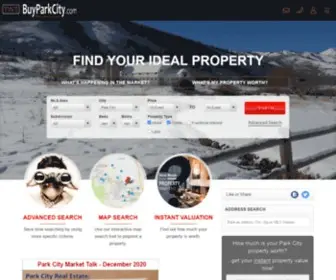 Buyparkcity.com(Park City Real Estate) Screenshot