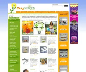 Buyplantlights.com(Purchase indoor plant stands) Screenshot
