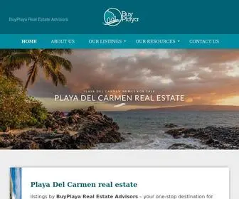 Buyplaya.com(Playa Del Carmen Real Estate) Screenshot
