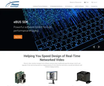 Buypleora.com(Pleora Technologies) Screenshot