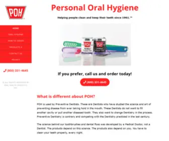 Buypoh.com(Personal Oral Hygiene) Screenshot