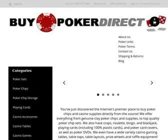 Buypokerdirect.com(Playing cards) Screenshot