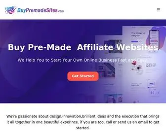 Buypremadesites.com(Buy Profitable Premade Websites Online) Screenshot