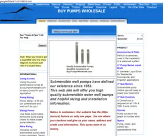 Buypumpswholesale.com(Buypumpswholesale) Screenshot