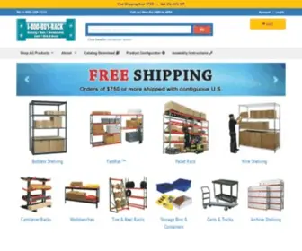 Buyrack.com(Boltless Shelving) Screenshot