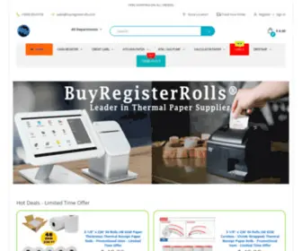 Buyregisterrolls.com(BuyRegisterRolls® Premium Quality Paper) Screenshot