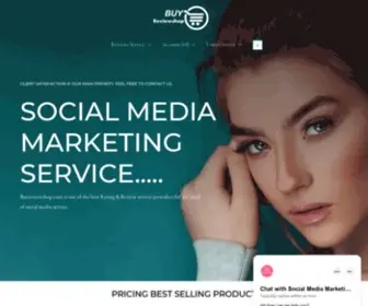 Buyreviewshop.com(Social Media Marketing Service Provider Your SEO optimized title) Screenshot