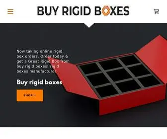 Buyrigidboxes.com(Buy Rigid Boxes) Screenshot