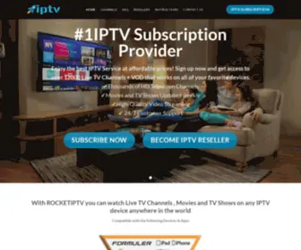 Buyrocketiptv.com(Rocket IPTV) Screenshot