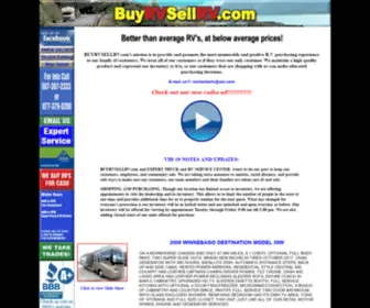 Buyrvsellrv.com(Used RV's Used Motorhomes) Screenshot