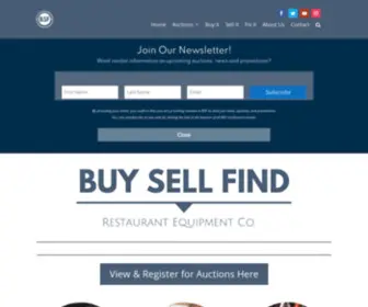 Buysellfind.ca(Buy Sell Find Restaurant Equipment) Screenshot