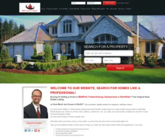 Buysellhousesnow.com(Fredericksurg real estate) Screenshot