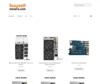 Buysellminers.com(Trusted Place to Buy & Sell Asic Miners) Screenshot