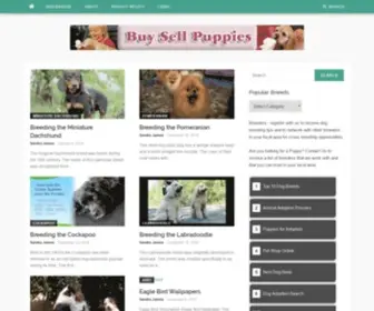 Buysellpuppies.com(Buy and Sell Puppies and Dogs from Breeders and Kennels) Screenshot