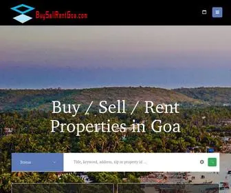 Buysellrentgoa.com(Find best properties in north goa) Screenshot