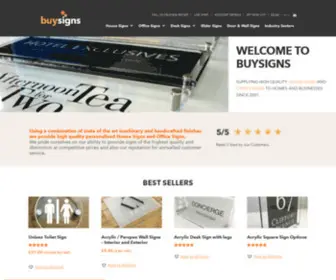 Buysigns.co.uk(Office Signage and House Signs) Screenshot