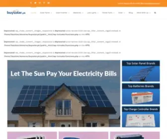 Buysolar.pk(Online Solar Products in Pakistan) Screenshot