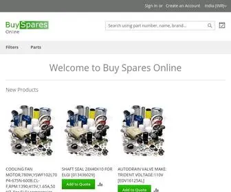 Buysparesonline.com(Buy Spares Online) Screenshot