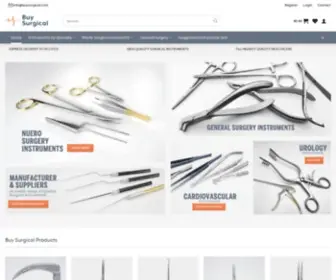 Buysurgical.com(Buy Quality Surgical Instruments from Manufacturer) Screenshot