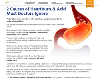 Buyterrahealthessentials.com(Terra Health Heartburn Relief Kit) Screenshot