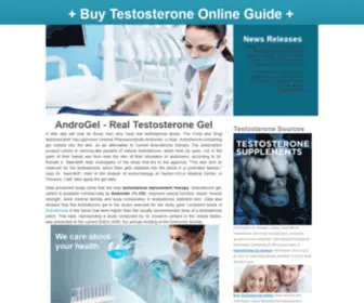 Buytestosterone.biz(Buy Testosterone Online) Screenshot