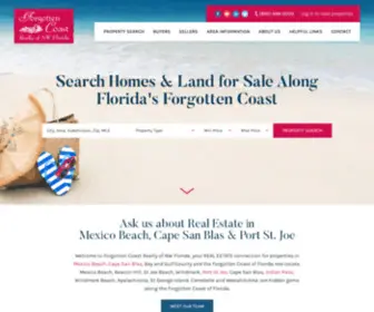 Buytheforgottencoast.net(Search Homes & Land for Sale) Screenshot