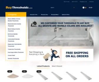 Buythresholds.com(Marble thresholds) Screenshot