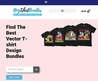 Buytshirtbundles.com(Created with love by some of the world's best independent designers) Screenshot