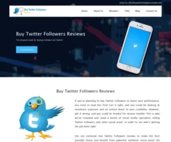 Buytwitterfollowersreview.com(Buy Twitter Followers Reviews) Screenshot