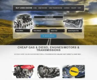 Buyusedengine.com(Cheap Used Engines & Transmissions For Sale @) Screenshot