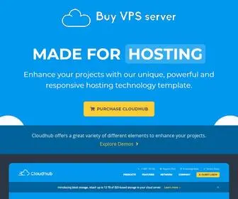 BuyvPsserver.com(Cloudhub Hosting and Technology PHP Template) Screenshot