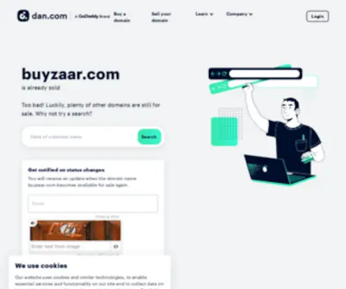 Buyzaar.com(Buy and Sell Domain Names) Screenshot
