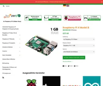 Buyzero.de(Raspberry Pi Zero & Raspberry Pi Zero W kaufen) Screenshot