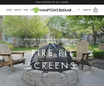 Buzaar.com(Hampton's Buzaar Fire Pit Spark Screens) Screenshot