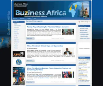 Buzinessafrica.com(Buziness Africa magazine) Screenshot