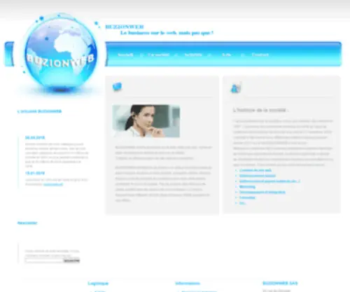 Buzionweb.fr(Un site utilisant WordPress) Screenshot