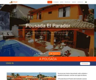 Buzioselparador.com.br(BEM-VINDO | El Parador, Pousada em Búzios) Screenshot