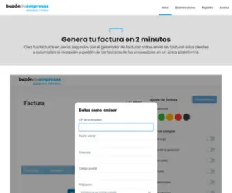 Buzondeempresas.es(Crea tu factura en 2 minutos) Screenshot