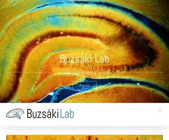 Buzsakilab.com(Search for a neural syntax) Screenshot
