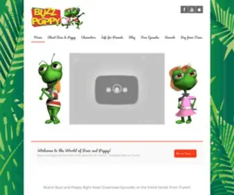 Buzz-Poppy.com(The Official Home of Buzz and Poppy) Screenshot