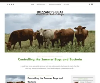 Buzzardsbeat.com(Chronicles of a Kansas Cowgirl and Rancher) Screenshot