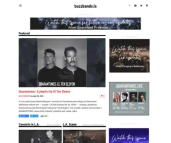 Buzzbands.la(Discover new music and connect with emerging artists) Screenshot
