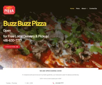 Buzzbuzzpizza.com(Buzz Buzz Pizza) Screenshot