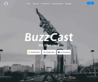 Buzzcast.info(BuzzCast-We Start Here,Live stream,Live video chat) Screenshot