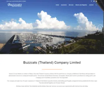 Buzzcatservice.com(Thailand's Leader in Yacht Services) Screenshot