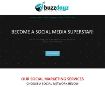 Buzzdayz.com(Best Social Media Services Provider) Screenshot