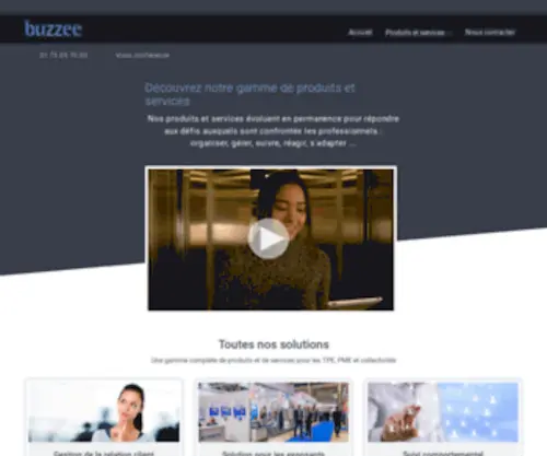 Buzzee.fr(Portail des solutions buzzee) Screenshot