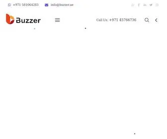 Buzzer.ae(Digital Marketing Agency Dubai) Screenshot