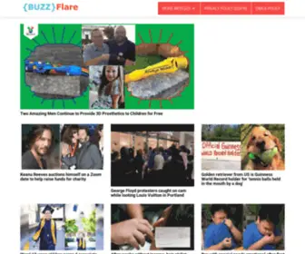 BuzzFlare.com(What's trending on the web) Screenshot